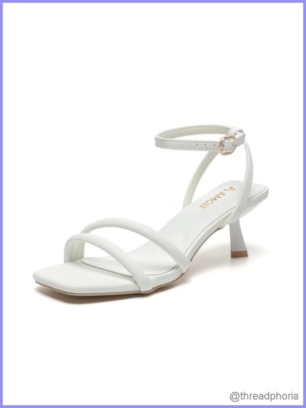 2.5 Inch Kitten Heels Strappy Two Strap Women's Party Wedding Dress Shoes